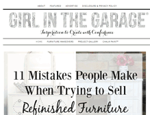 Tablet Screenshot of girlinthegarage.net